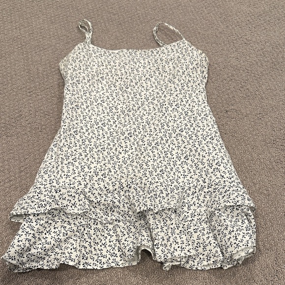 Princess Polly Dresses & Skirts - Princess Polly Blue and White Mini Dress